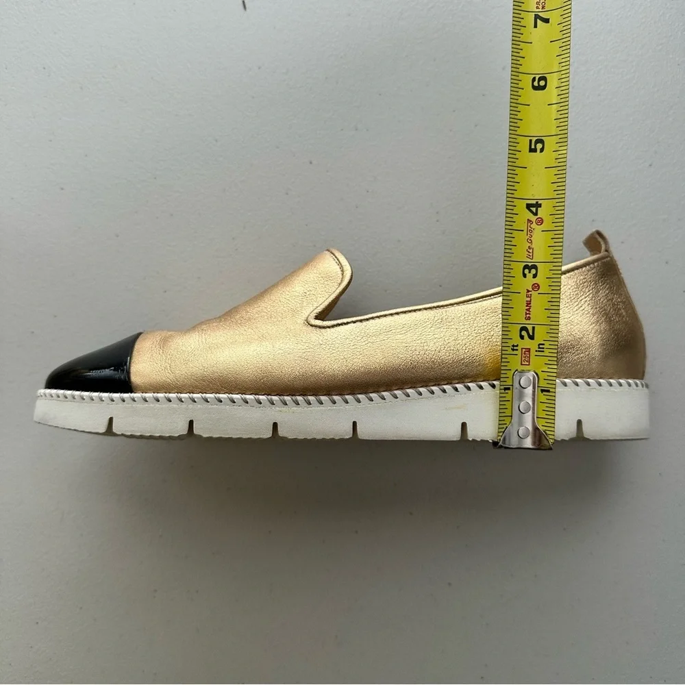 PAUL GREEN ‘Daniella’ Metallic Soft Leather Loafers Women’s Size 9.5 - Picture 8 of 12